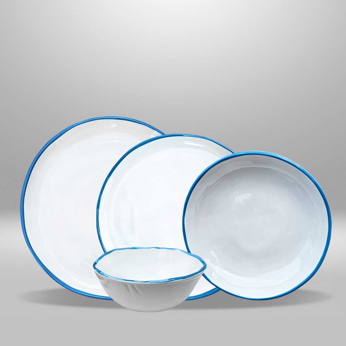 Set de 4 piezas -Blue Edge