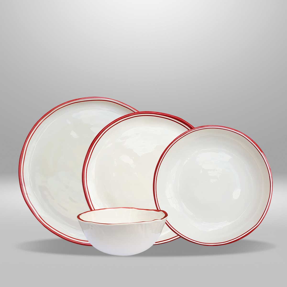 Set de 4 piezas -Red Edge