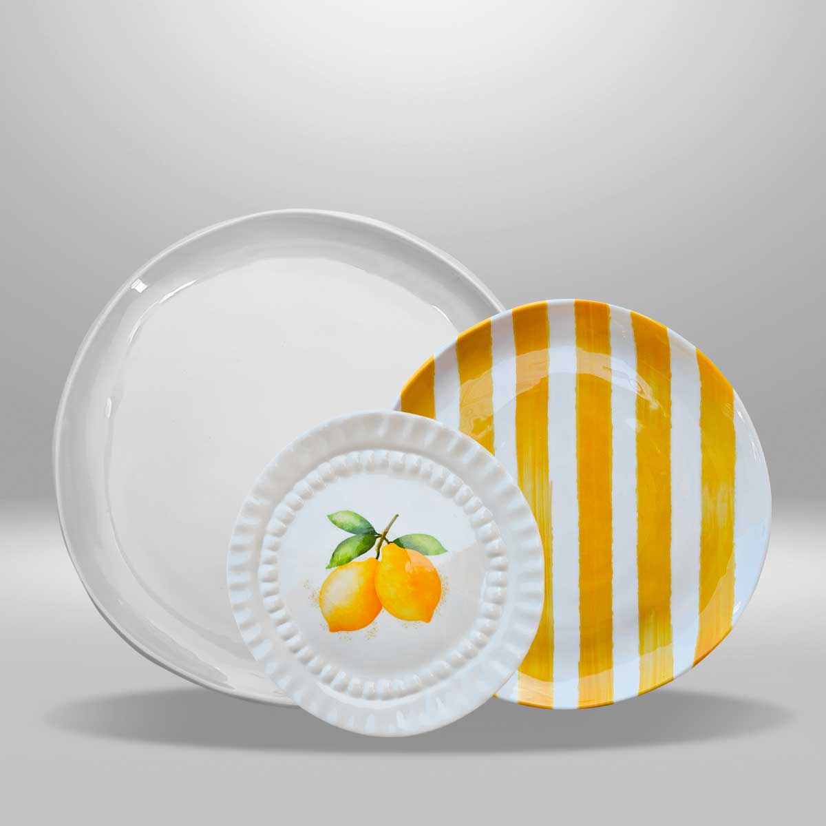 Set de 3 Piezas Tropical Stripes Yellow
