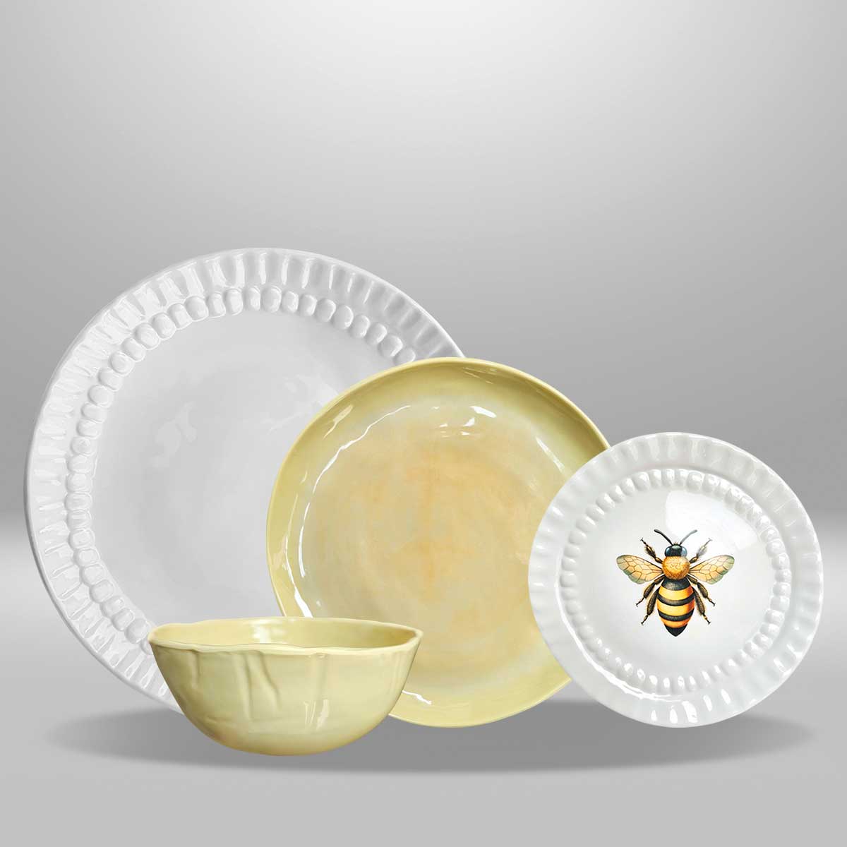 Set de 4 Piezas Alas del Alma - Abeja