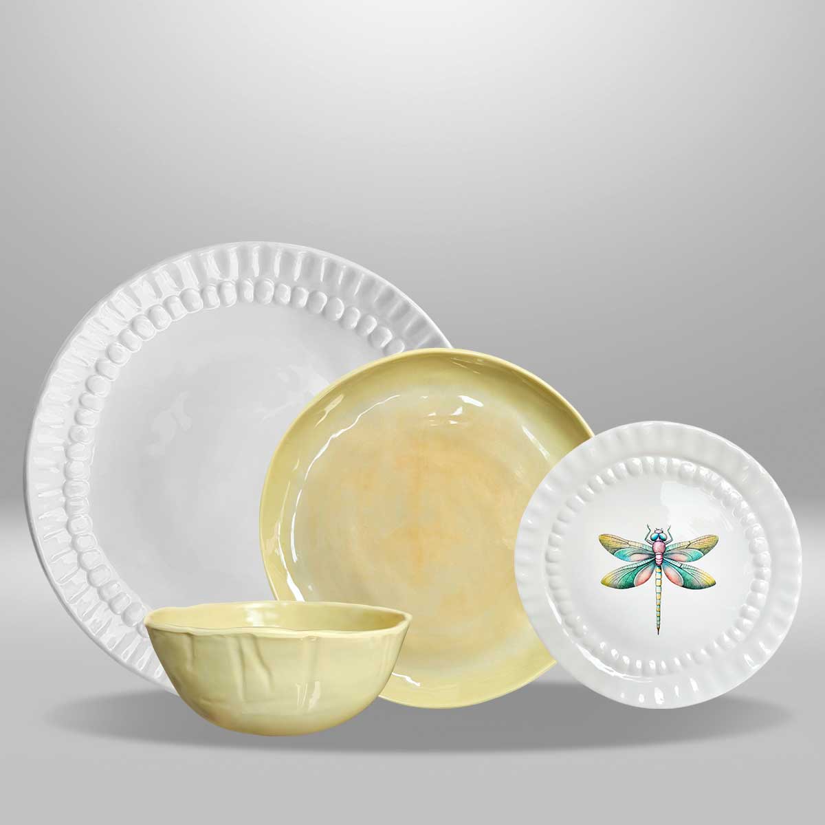 Set de 4 Piezas Alas del Alma - Libélula