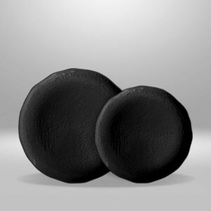Set de 2 piezas - Línea Martillada Black