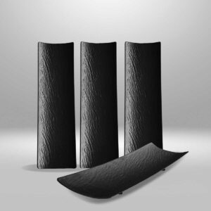 Set de 4 Bandejas para sushi Black