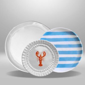 Set de 3 Piezas Tropical Stripes Sky