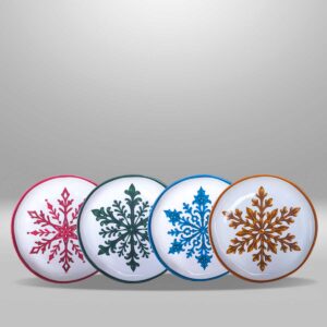 Set de 4 Piezas - Appetizer Winter Flakes