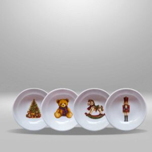 Set de 4 Piezas - Dulceras Christmas Joy